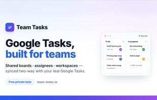Team Tasks  screenshot 1