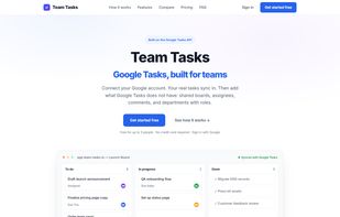 Team Tasks  screenshot 1