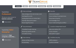 A strong solution for firms, companies and private use. A solution for nearly any usecase.