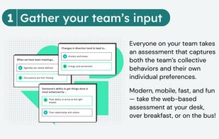 Start by inviting each team member to take their individual assessment.