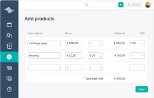 Teamleader screenshot 1
