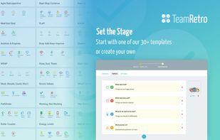 Get started quickly with one of 30+ customisable templates, or create your own.