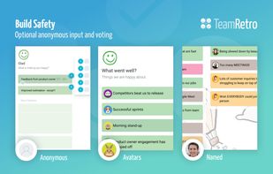 TeamRetro's features help you build a safe space for your team.
