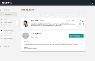 Notify candidates about their progress in the recruitment pipeline.