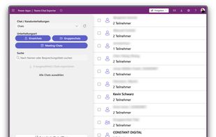 Teams Chat Exporter screenshot 1