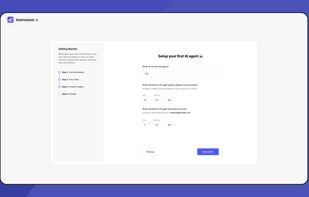 Create AI agents in a minute:
Your team gets a friendly email every evening - no logins, no extra apps. They just reply with their updates, and the AI might ask a quick follow-up if needed.