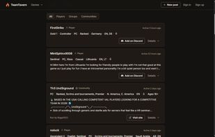 Valorant LFG posts