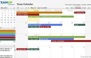 Team calendar