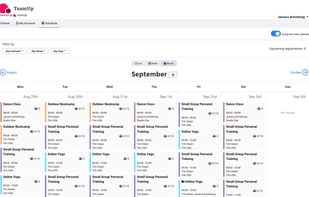 Easy class bookings with a clear, visual calendar. 