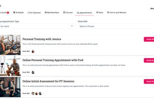 Offer your members one on one appointments.