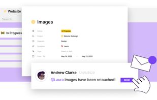 Add comments on tasks and tag people