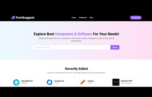 Tech Suggest screenshot 1