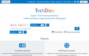 TechDico home page