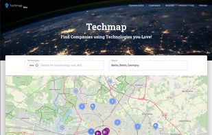 Techmap.io screenshot 1