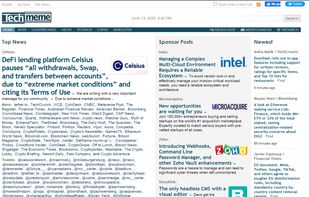 Techmeme screenshot 1