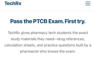 TechRx screenshot 1