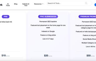 Submit A AI Tool Page