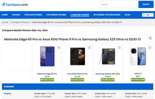 compare smartphone specs