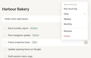Adding tasks
