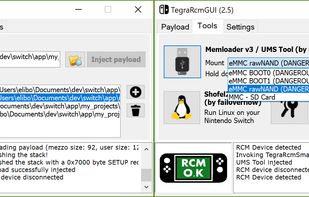 TegraRcmGUI screenshot 1