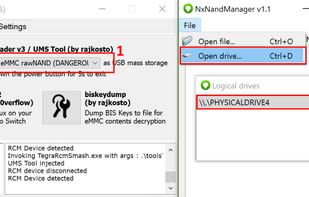 TegraRcmGUI screenshot 1