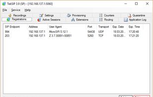 Registered Endpoints