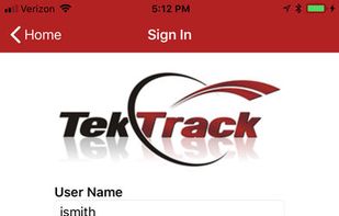 TekTrack screenshot 1