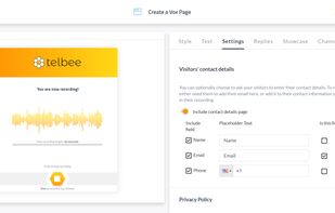 Customise your voice recorders in our channel editor, with loads of options and functionality to fit your usage cases and brand