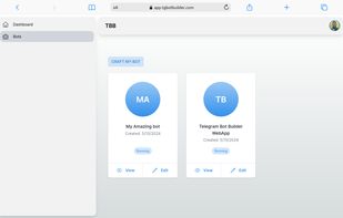 List of created bots
