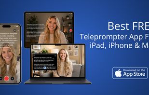 Teleprompter-scrolling scripts screenshot 1