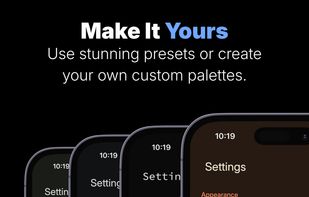 Insane customization - 10+ palettes, dynamic palettes, fonts, detailed settings.