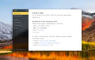 Tempad screenshot 1