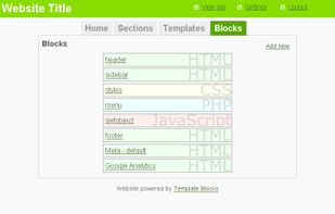 Template Blocks screenshot 1