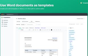 TemplateDocs screenshot 2