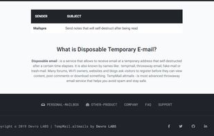 TempMail.altmails screenshot 2