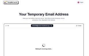 TempMail.World screenshot 2
