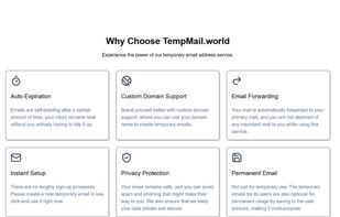 TempMail.World screenshot 1