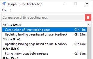 Tempo • Time Tracker App screenshot 2