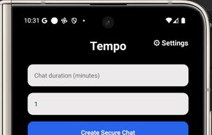 Tempo Messaging screenshot 1
