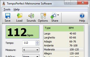 TempoPerfect Metronome screenshot 1