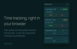 Temporal.ist screenshot 1