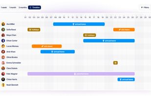 timeline