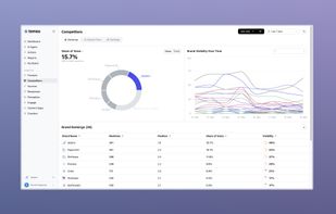 Temso AI Dashboard - Competitors