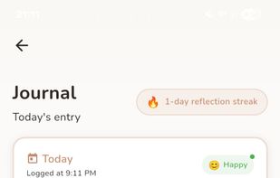 Reflect on your day with gentle journaling to support awareness and emotional well-being.