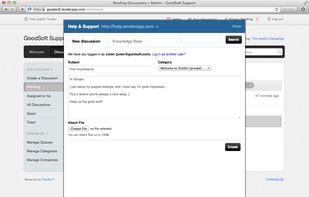 Tender Support screenshot 1