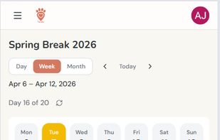 Sitter's TendBoard. Where they check and complete all tasks, make any comments, or report any issues to the owner.