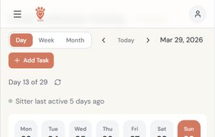 Owner's TendBoard. Where they add tasks and have a visual on live tasks being completed throughout their trip.