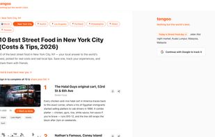 List page shows top10 options with tips, cost and pictures.