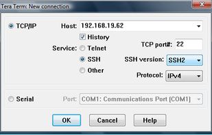 Tera Term screenshot 1