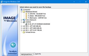 TeraByte Drive Image Backup and Restore Suite screenshot 1